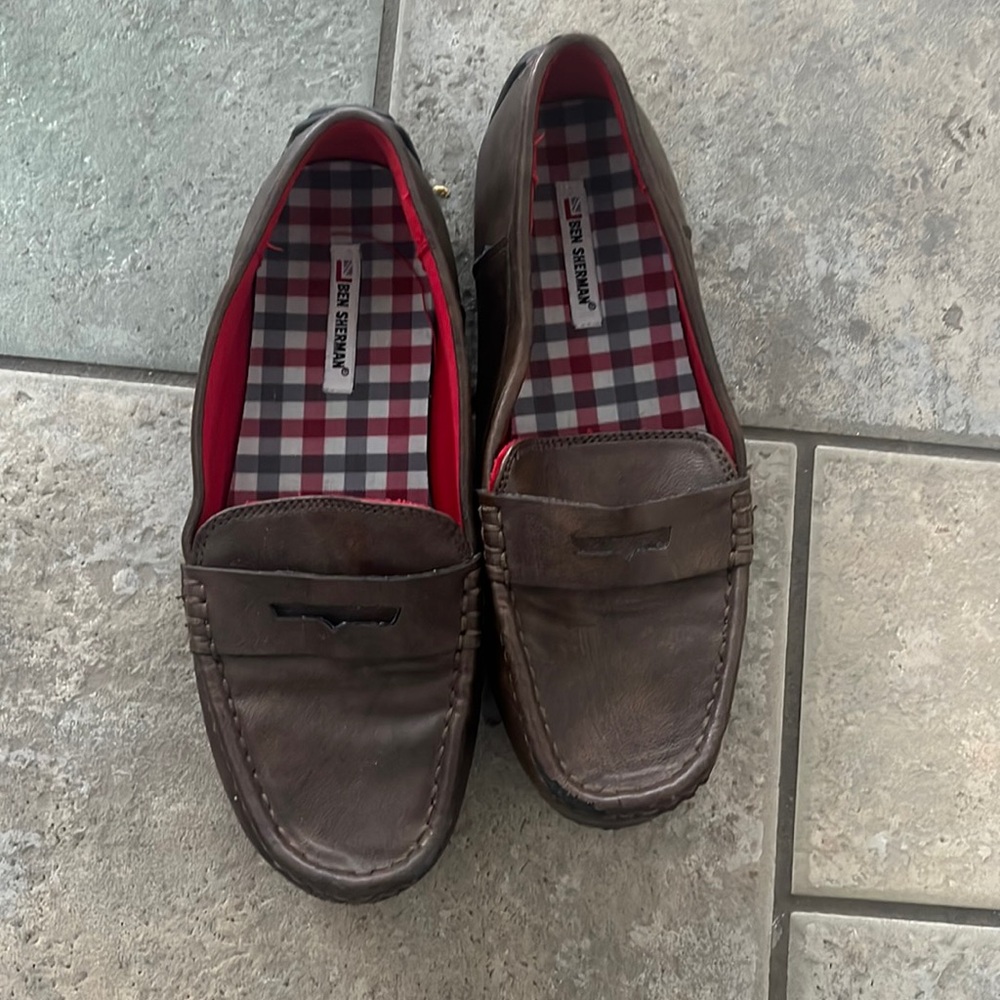 Ben Sherman penny loafers boys, size 3.5.